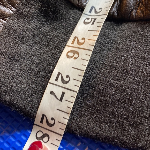 Vintage US WINGS Leather Bomber Aviator Jacket - Picture 15 of 15